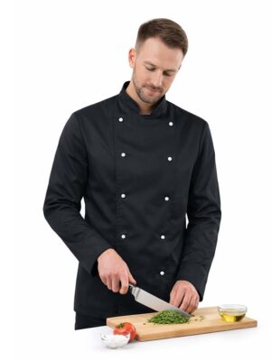 Muška bluza slim crna - Slika 4